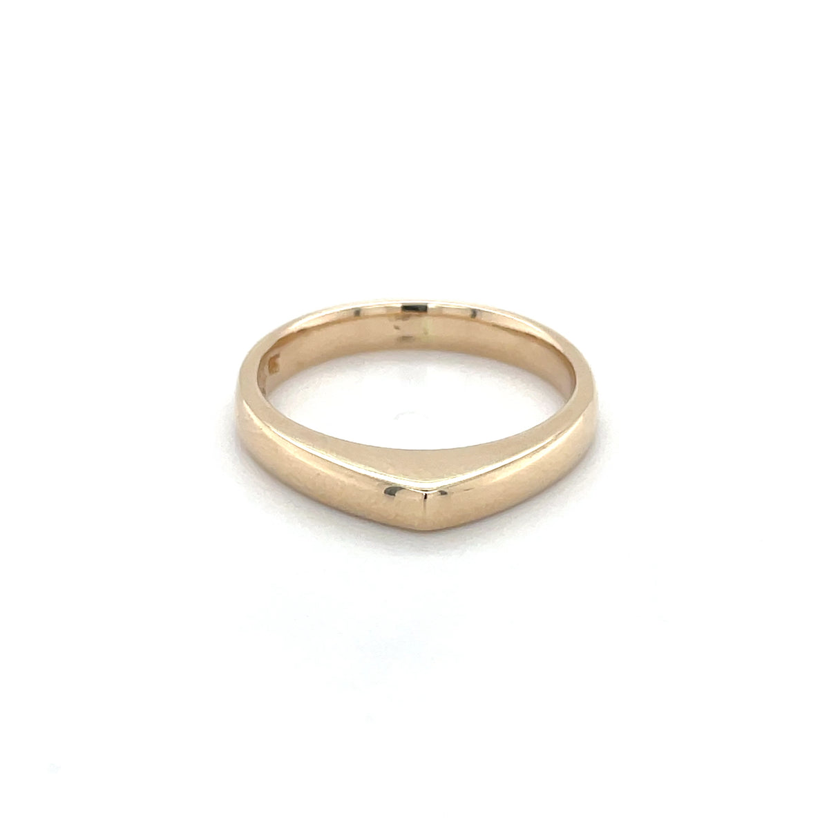Angular Simple Rings 9ct Yellow Gold Angular Stacking Ring – Matt Loretan Jewellery